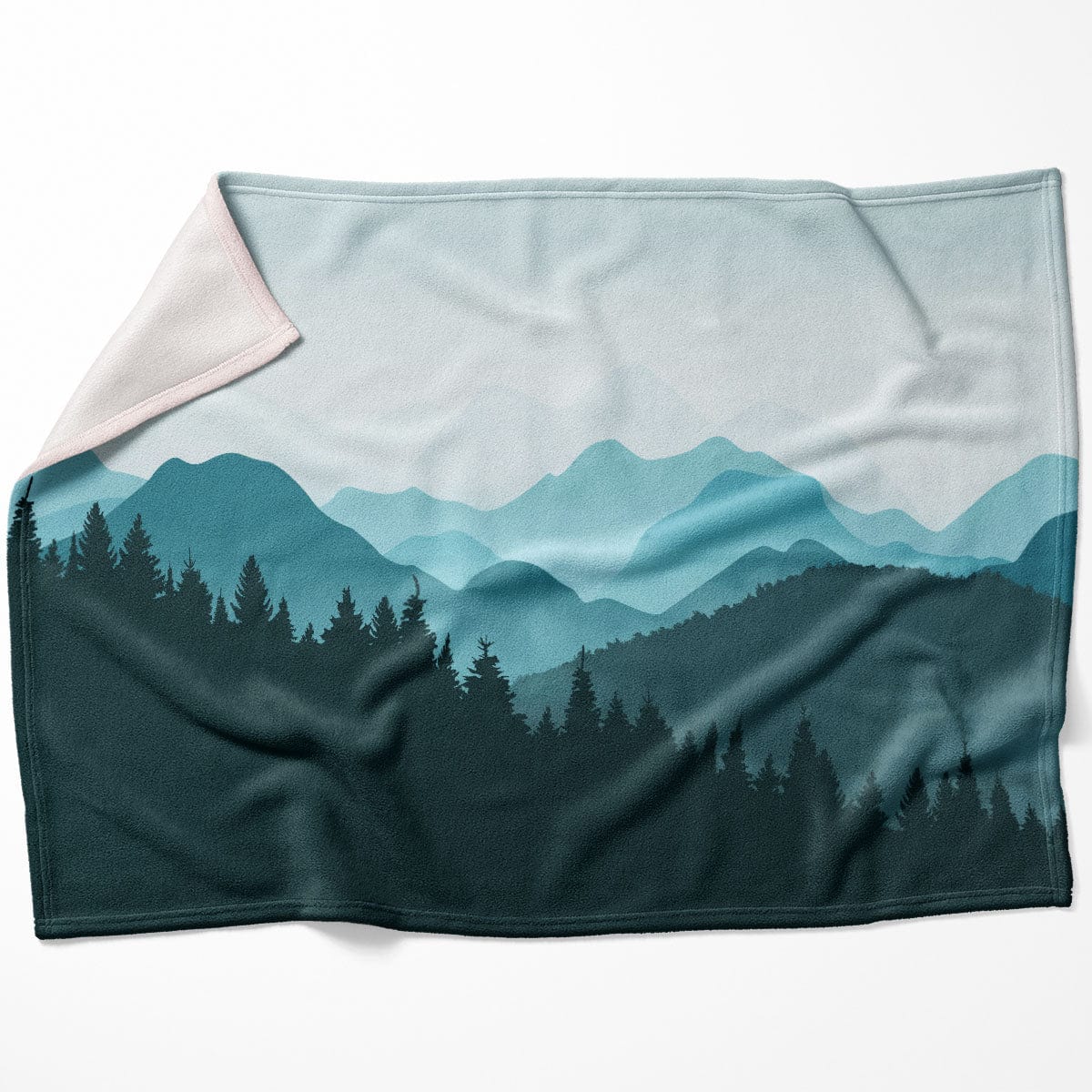 Subtle Fog Blanket Blanket 75 x 100cm Clock Canvas