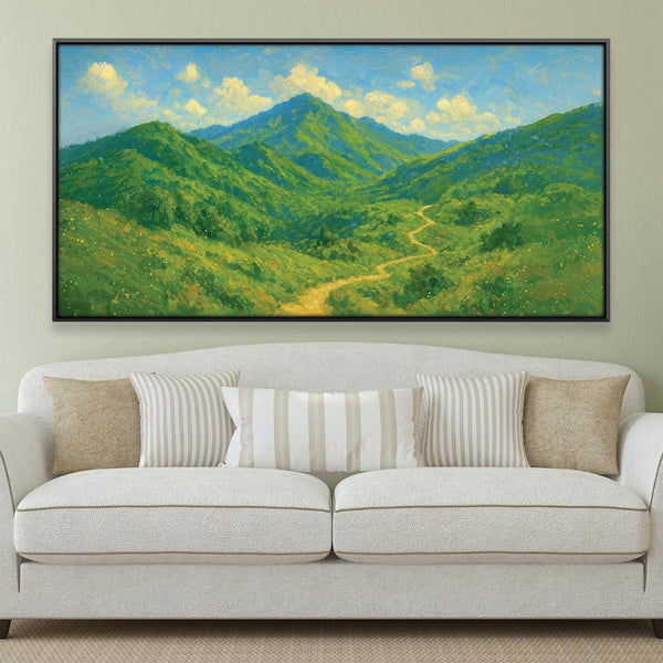 Summits Invitation Canvas Art 20 x 10in / Canvas Clock Canvas