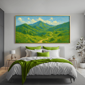 Summits Invitation Canvas Art Clock Canvas