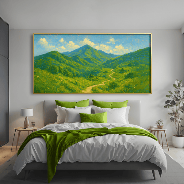 Summits Invitation Canvas Art Clock Canvas