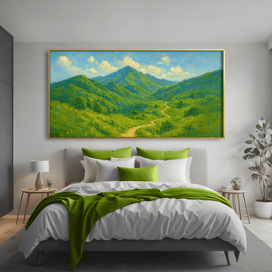 Summits Invitation Canvas Art Clock Canvas