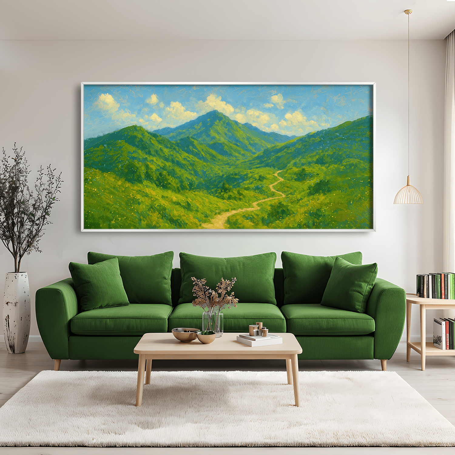 Summits Invitation Canvas Art Clock Canvas