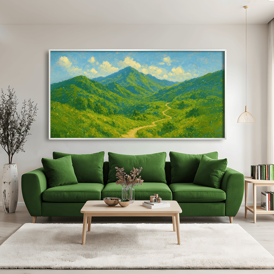 Summits Invitation Canvas Art Clock Canvas