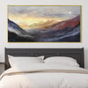Sun and Moon Valley Canvas Art Clock Canvas