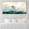 Sun-Kissed Heights Canvas Art Clock Canvas