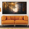 Sunlit Pathway Canvas Art 50 x 25cm / Rolled Prints Clock Canvas