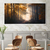 Sunlit Pathway Canvas Art Clock Canvas