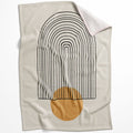 Sunny Minimalism Blanket Blanket 75 x 100cm Clock Canvas