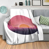 Sunny Plains B Blanket Blanket Clock Canvas