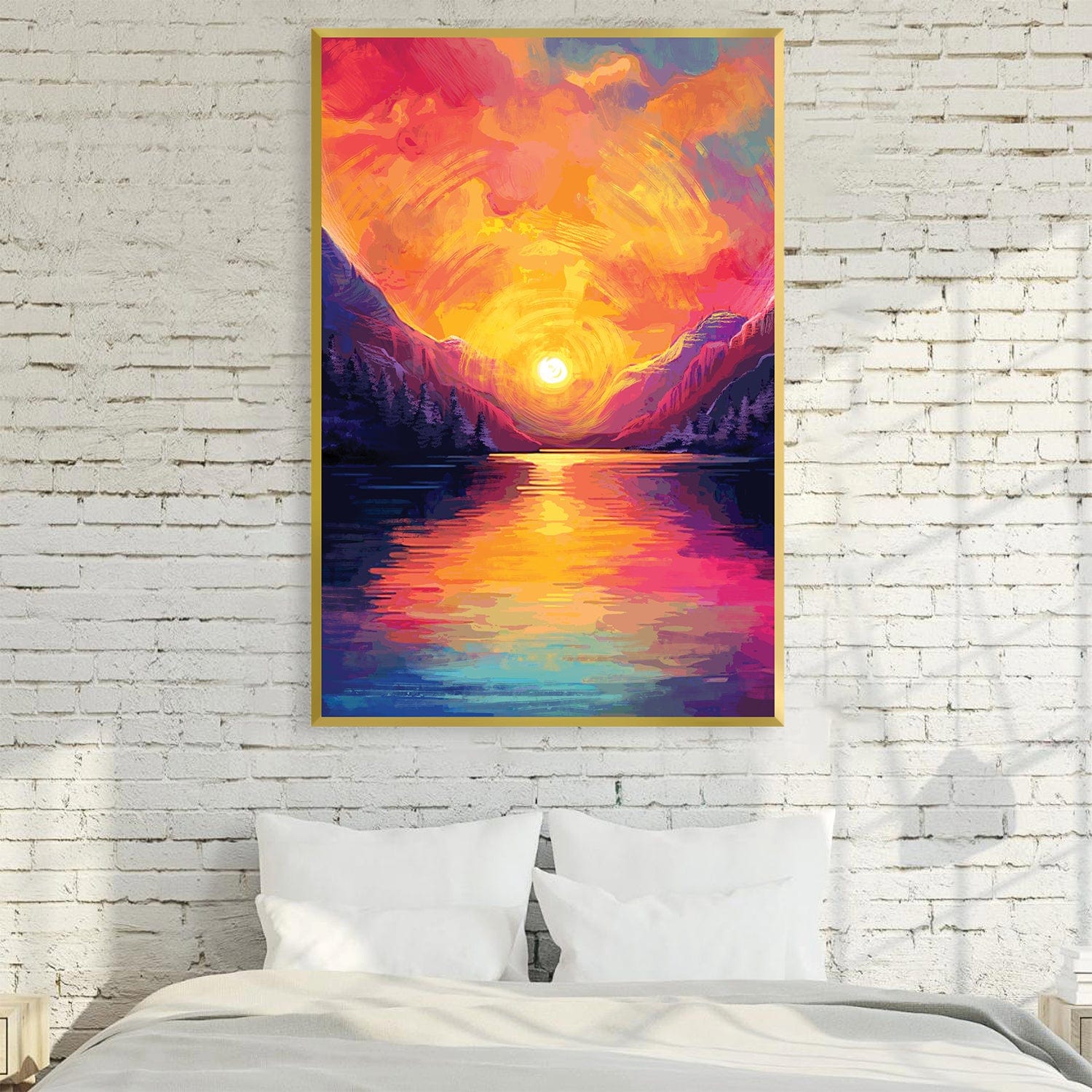 Sunset Mirage Canvas | Canvas Wall Art