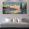 Sunset Reverberation Canvas Art Clock Canvas