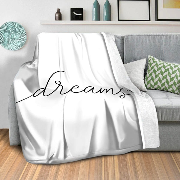 Sweet Dreams B Blanket Blanket Clock Canvas