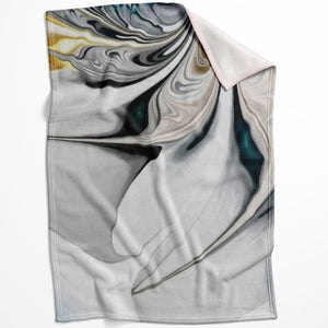 Swirling Beauty A Blanket Blanket 75 x 100cm Clock Canvas