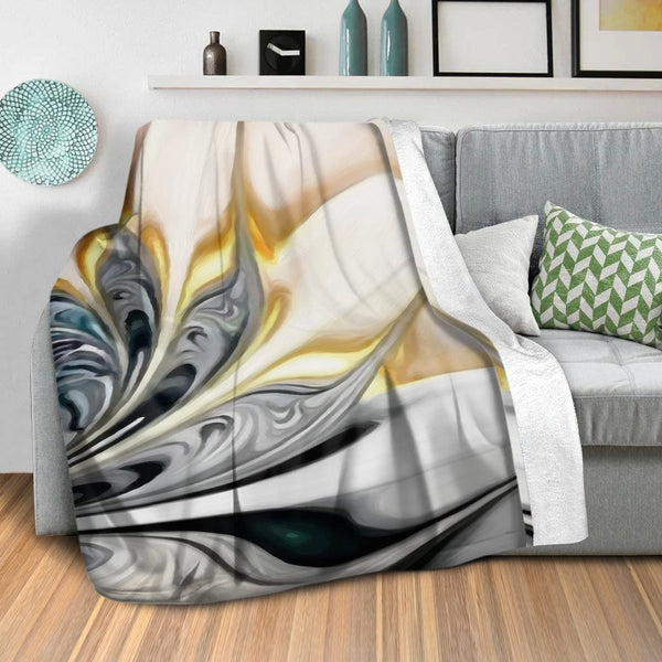 Swirling Beauty C Blanket Blanket Clock Canvas