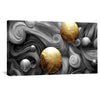 Swirling Spheres Canvas Art Clock Canvas