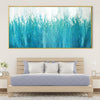 Teal Transition Canvas Art Clock Canvas