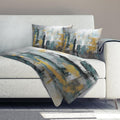 Tempered Shades Dream Home Bundle Bundle 2 Cushions & 1 Blanket Clock Canvas