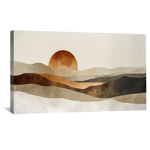 Terra Sol Canvas Art Clock Canvas