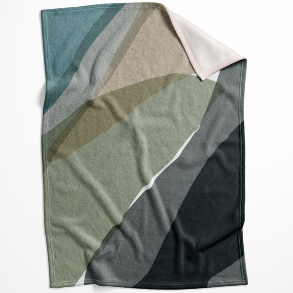 Textured Overlap Blanket Blanket 75 x 100cm Clock Canvas