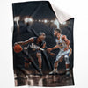 The Answer vs The Shooter Blanket Blanket 75 x 100cm Clock Canvas