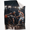 The Answer vs The Shooter Blanket Blanket 75 x 100cm Clock Canvas