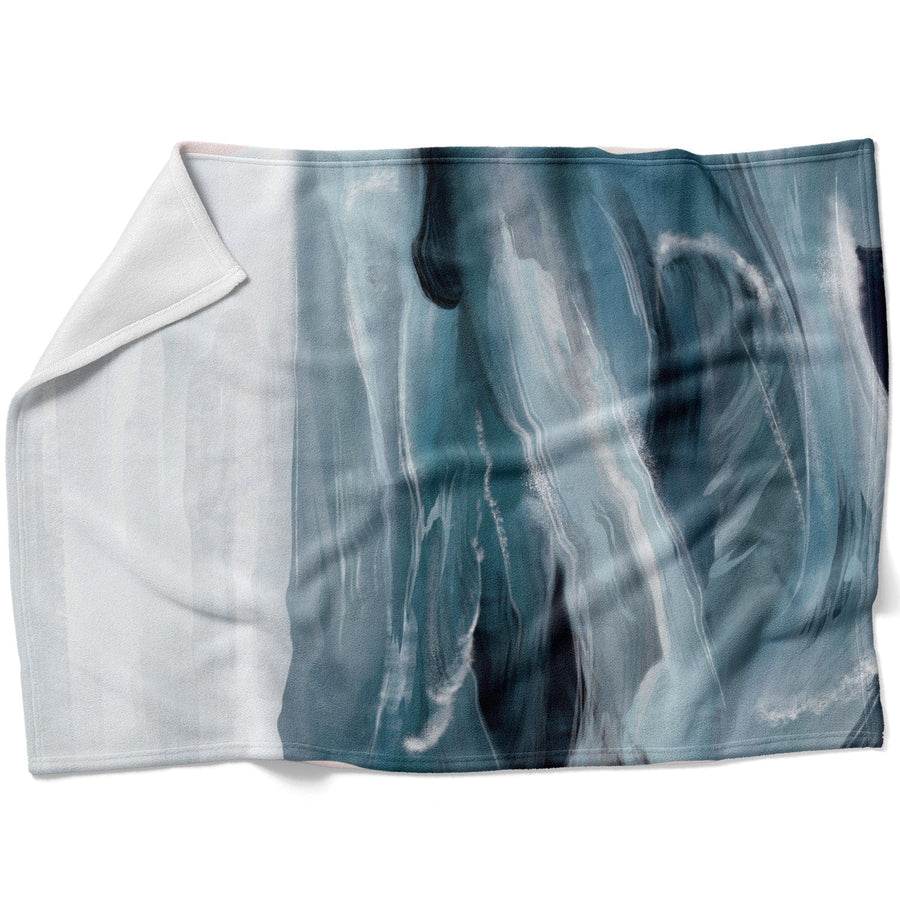 The Brushed Ocean A Blanket Blanket 75 x 100cm Clock Canvas