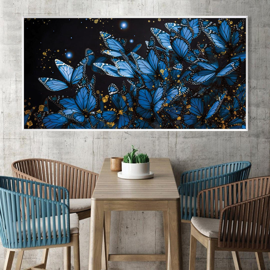 The Butterfly Effect Canvas Art Clock Canvas