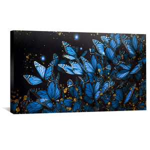 The Butterfly Effect Canvas Art Clock Canvas