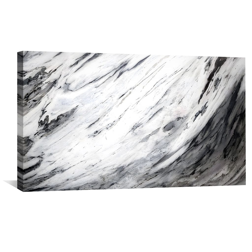 The Grey Symphony Canvas Art Clock Canvas