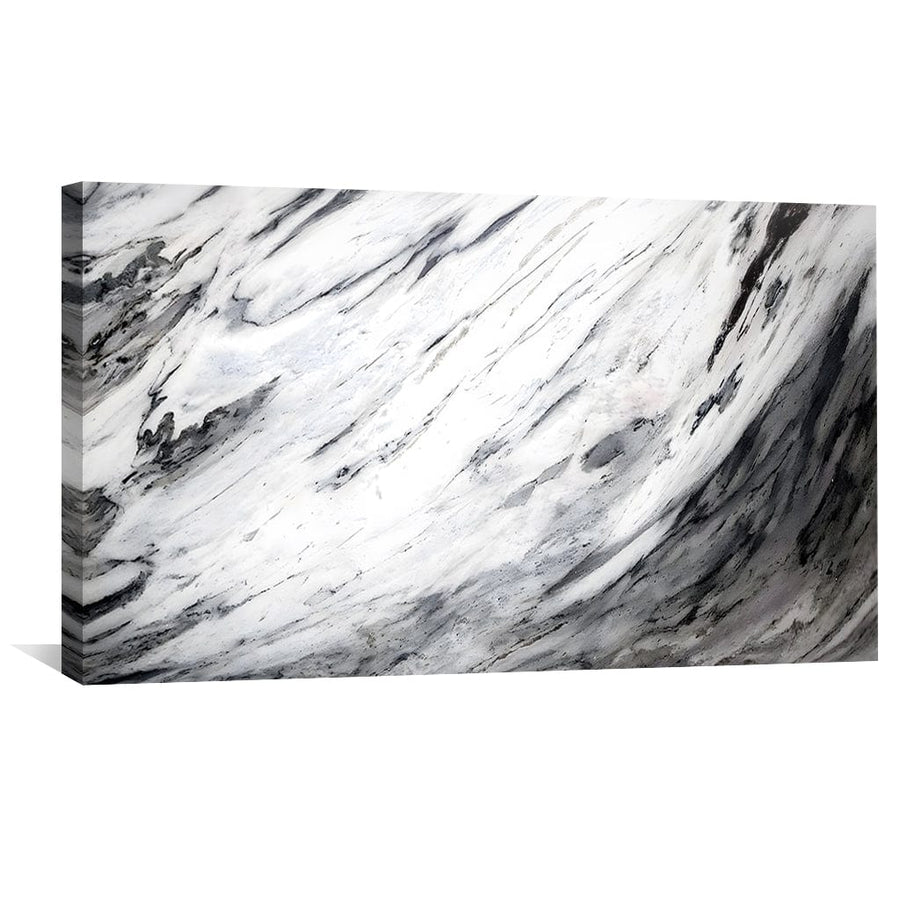 The Grey Symphony Canvas Art Clock Canvas