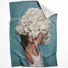 The Hidden Woman B Blanket Blanket 75 x 100cm Clock Canvas