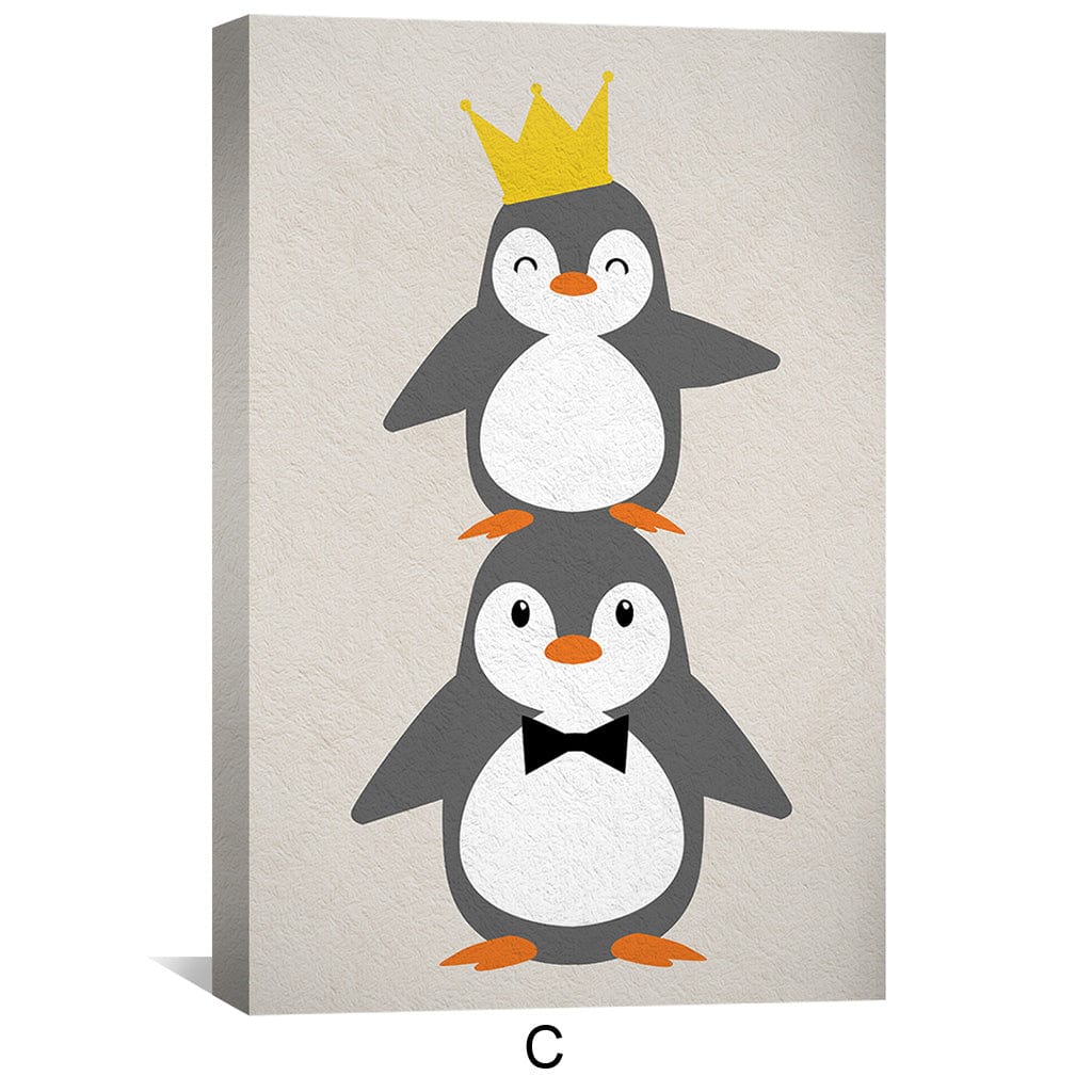 The Ice Club Canvas Art C / 12 x 18in / Canvas Clock Canvas