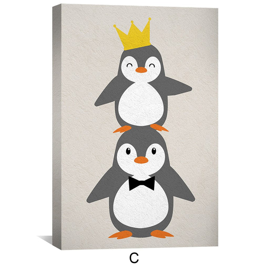 The Ice Club Canvas Art C / 12 x 18in / Canvas Clock Canvas