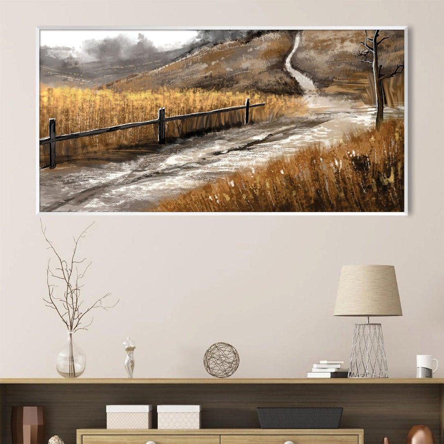 The Long Way Home Canvas Art Clock Canvas