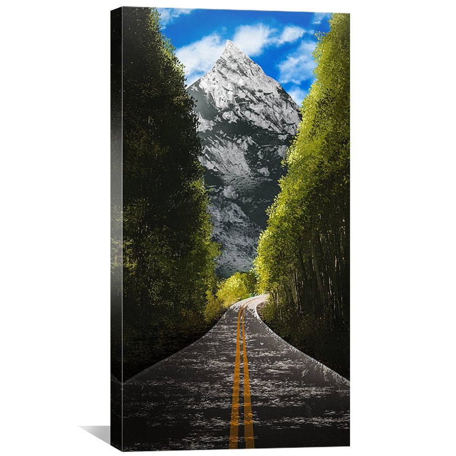 The Mountain's Call Canvas Art Clock Canvas