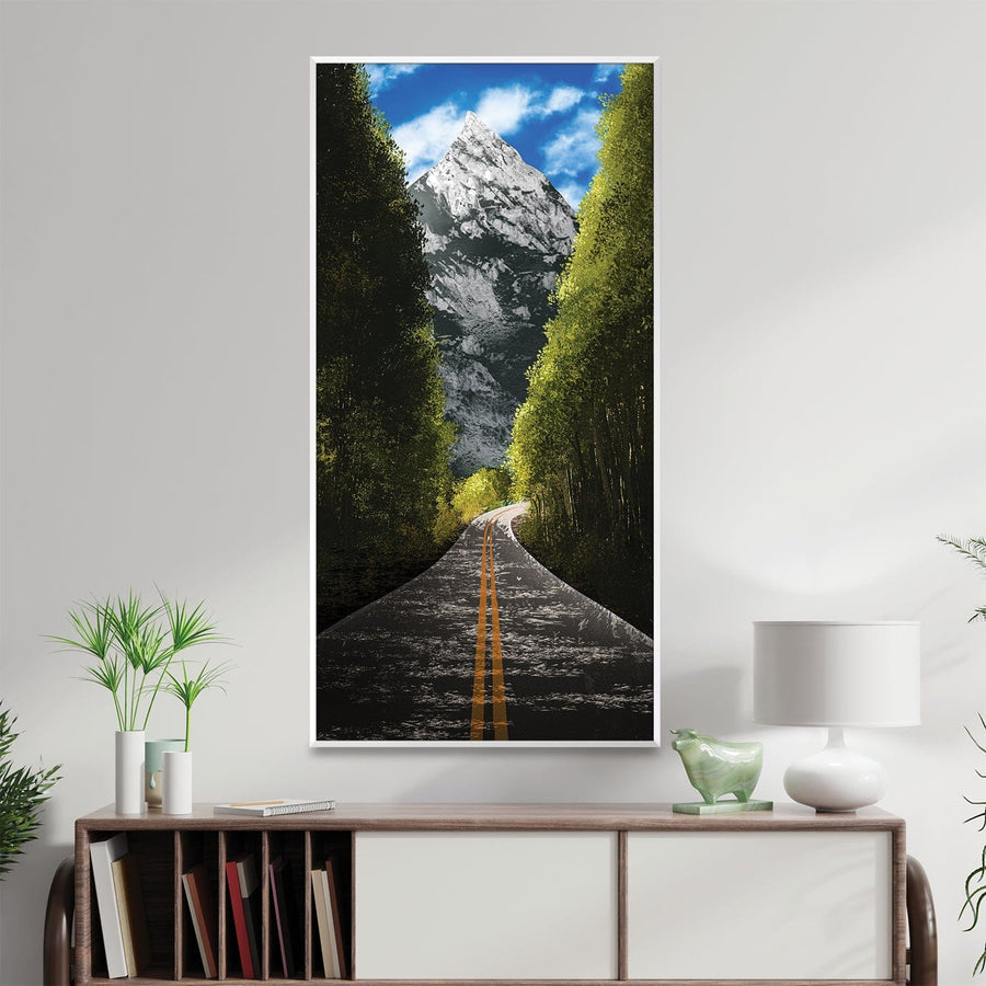 The Mountain's Call Canvas Art Clock Canvas