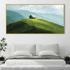 The Quiet Green Canvas Art Clock Canvas