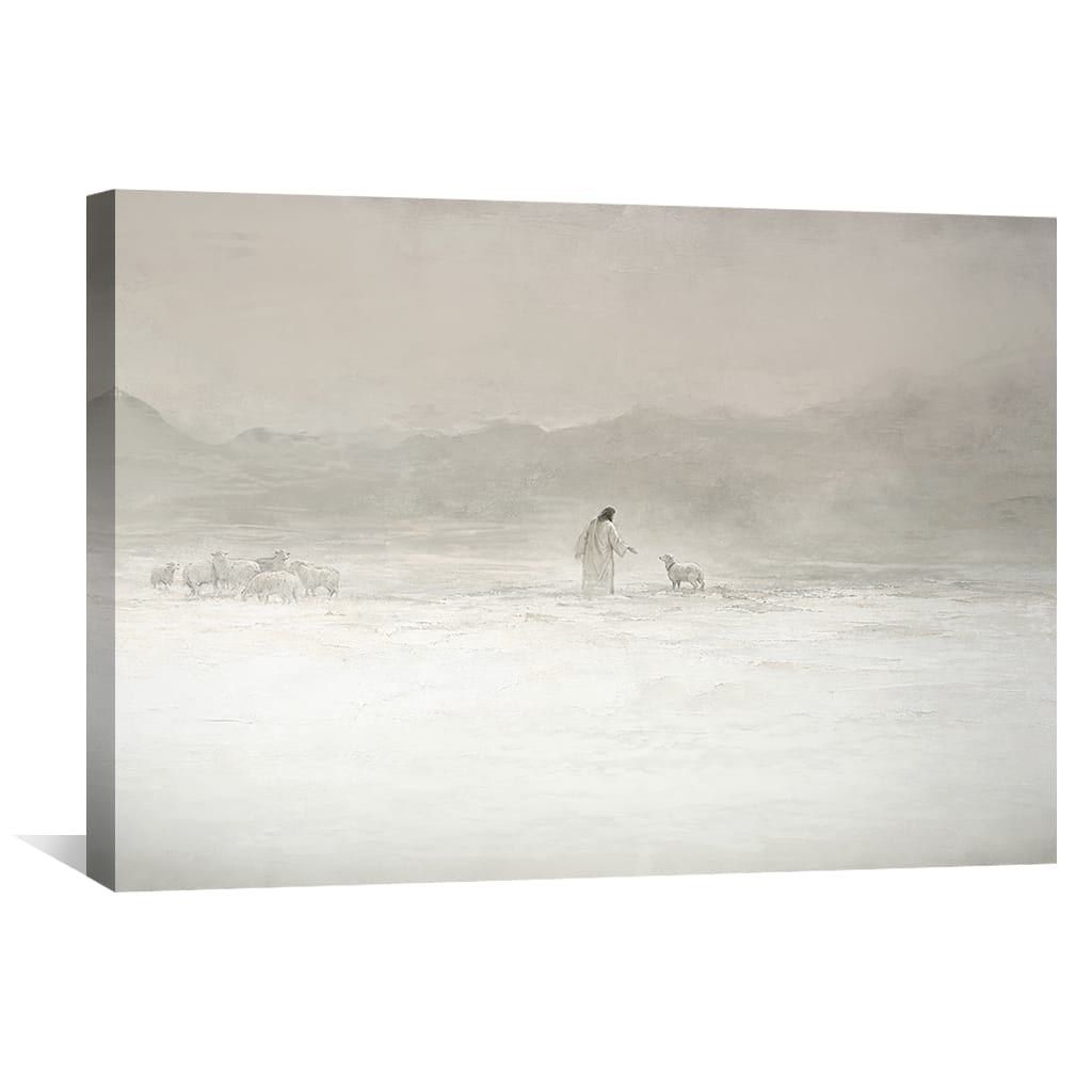 The Shepherd’s Gentle Call Canvas Art Clock Canvas