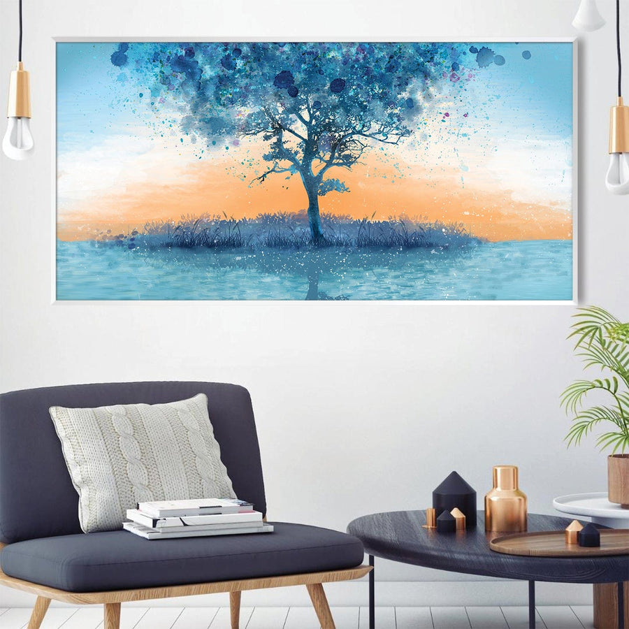 The Sky Grew Roots Canvas Art Clock Canvas