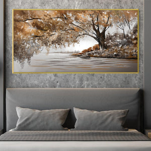 The Sound of Soft Leaves Canvas Art Clock Canvas
