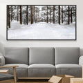 The Still White Canvas Art 20 x 10in / Canvas Clock Canvas