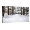 The Still White Canvas Art Clock Canvas