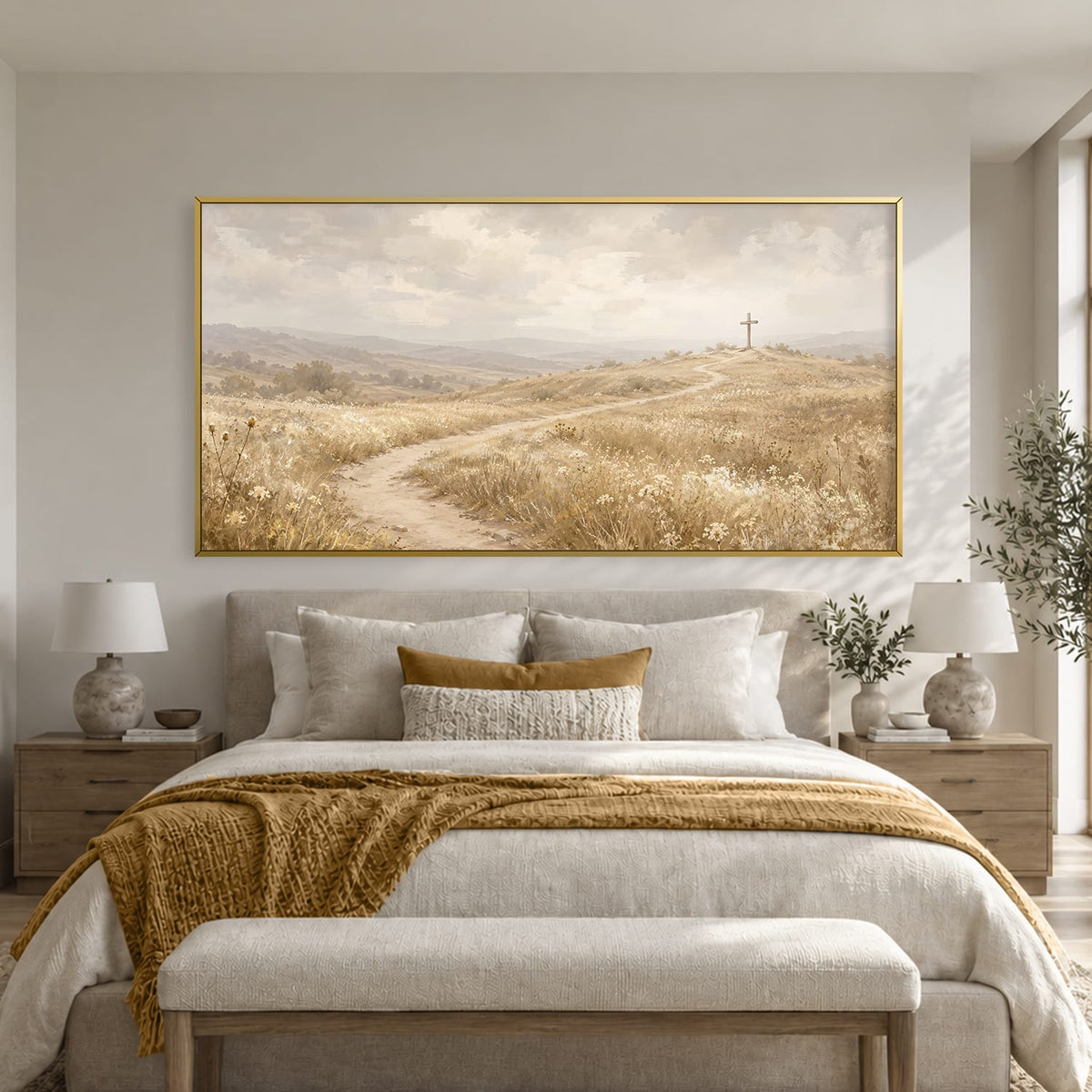 The Way of Faith Canvas Art Clock Canvas