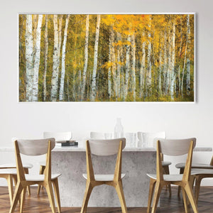 Thick of the Forest Canvas Art Clock Canvas
