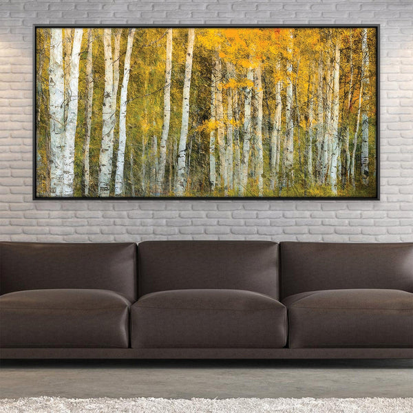 Thick of the Forest Canvas Art Clock Canvas