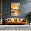 Through the Burnished Woods Canvas Art Clock Canvas