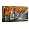 Timeless Autumn Canvas Art Clock Canvas