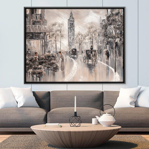 Timeless Scent, London Canvas Art 18 x 12in / Canvas Clock Canvas