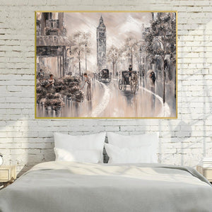 Timeless Scent, London Canvas Art Clock Canvas