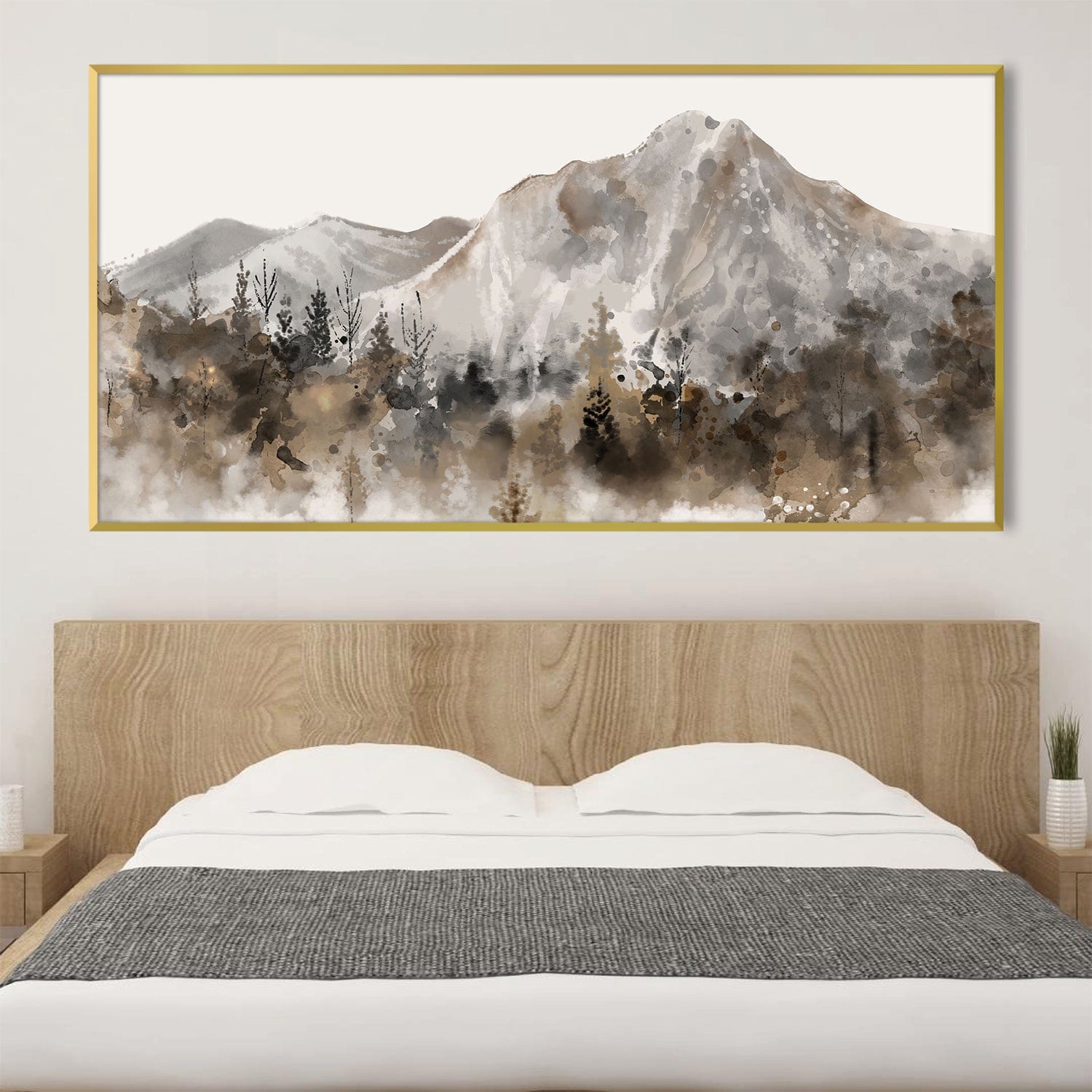 Timeless Terrain Canvas Art Clock Canvas